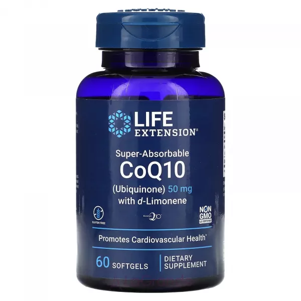 Life Extension Super-Absorbable CoQ10 (Ubiquinone) 50 mg with d-Limonene ĳ������ ������� 