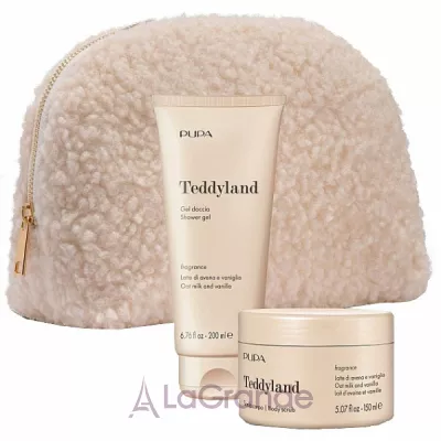 Pupa Teddyland Oat Milk And Vanilla ���� �³����� ������ � ������� (b/scrub/150ml + s/gel/200ml + bag)