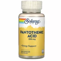 Solaray Pantothenic Acid 250 mg ����������� ������� "������������ �������", 250 ��