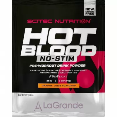 Scitec Nutrition Hot Blood No-Stim Orange Juice ����������������� �������� 