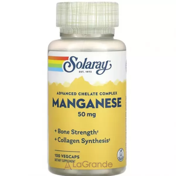 Solaray Manganese 50 mg ĳ������ ������� 