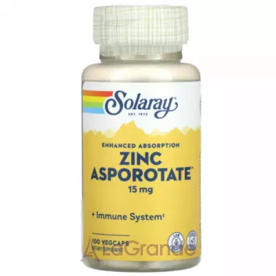 Solaray Zinc Asporotate 15 mg ����������� ������� 