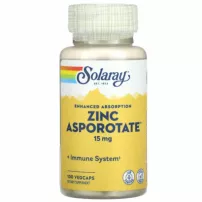Solaray Zinc Asporotate 15 mg ����������� ������� "���� ���������" 15 ��