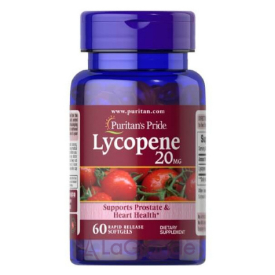 Puritan's Pride Lycopene 20 mg ĳ������ ������� 
