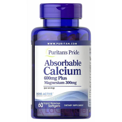 Puritan's Pride Absorbable Calcium Plus Magnesium ĳ������ ������� 