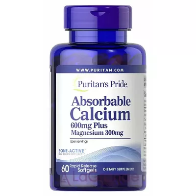 Puritan's Pride Absorbable Calcium Plus Magnesium ĳ������ ������� 