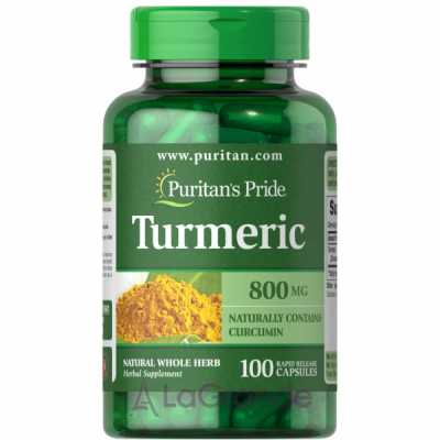 Puritan's Pride Turmeric 800 mg ĳ������ ������� 