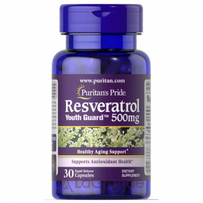 Puritan's Pride Resveratrol 500 mg ĳ������ ������� ��� ���������������� ������� 