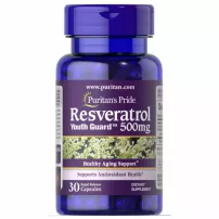 Puritan's Pride Resveratrol 500 mg ����������� ������� ��� ��������������� ������ "�����������", 500 ��