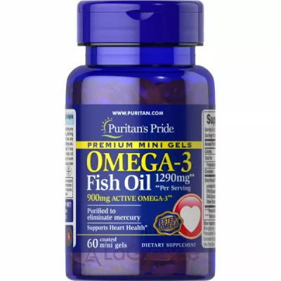 Puritan's Pride Omega-3 Fish Oil 1290 mg ĳ������ ������� 