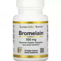 California Gold Nutrition Bromelain 500 mg ����������� ������� "���������", 500 ��