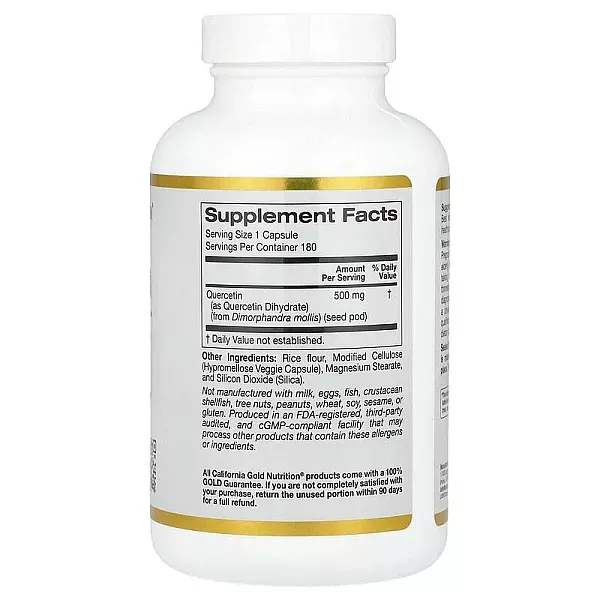 California Gold Nutrition Quercetin 500 mg ĳ������ ������� 