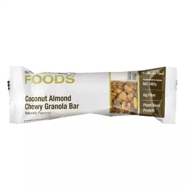 California Gold Nutrition Foods Coconut Almond Chewy Granola Bar �������� 