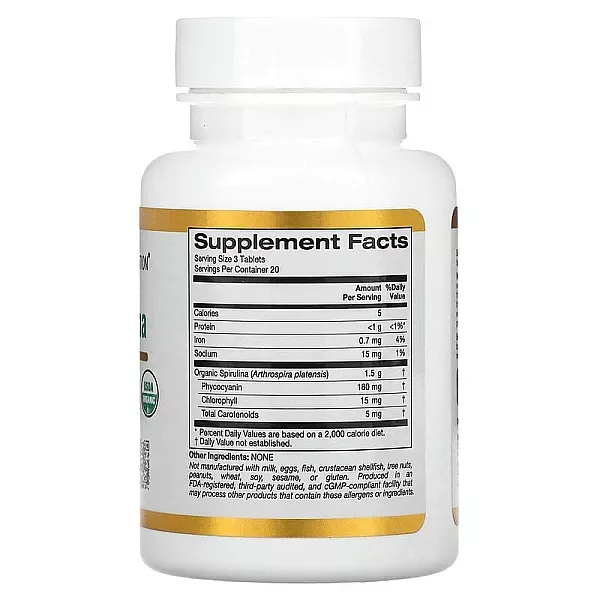 California Gold Nutrition Organic Spirulina ĳ������ ������� 