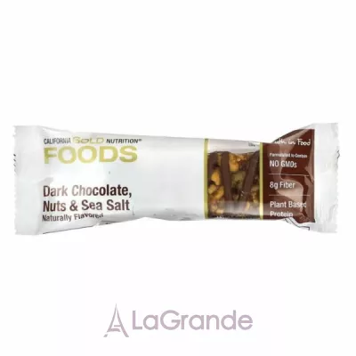 California Gold Nutrition Foods Dark Chocolate, Nuts & Sea Salt �������� 