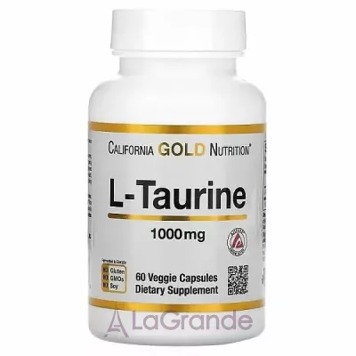 California Gold Nutrition L-Taurine 1000 mg ����������� ������� 