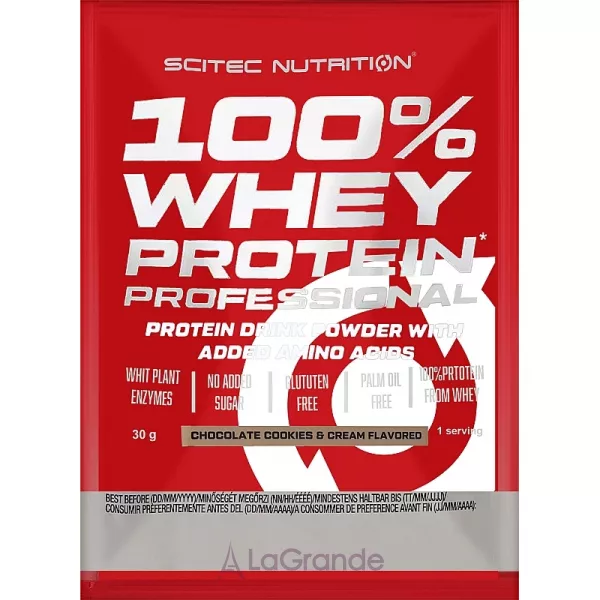 Scitec Nutrition 100% Whey Protein Professional Chocolate Cookies & Cream ������� ������������ 
