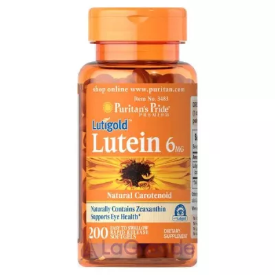 Puritan's Pride Lutein 6 mg with Zeaxanthin ĳ������ ������� 
