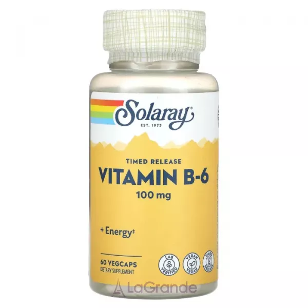 Solaray Vitamin B-6 100 mg ĳ������ ������� 
