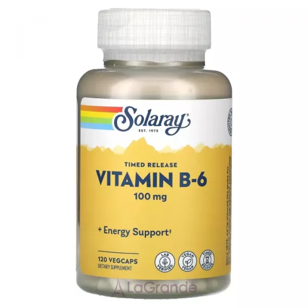 Solaray Vitamin B-6 100 mg ĳ������ ������� 