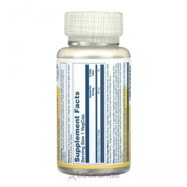 Solaray Potassium Citrate 99 mg ĳ������ ������� 