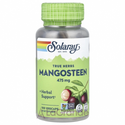 Solaray True Herbs Mangosteen 475 mg ����������� ������� 