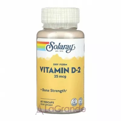 Solaray Vitamin D-2 25 mcg ����������� ������� 