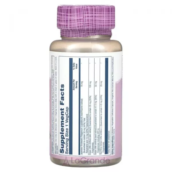 Solaray Vital Extracts Resveratrol 75 mg ĳ������ ������� 