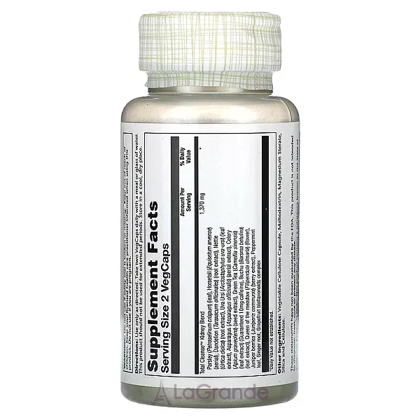 Solaray Total Cleanse Kidneys ĳ������ ������� ��� �������� �����