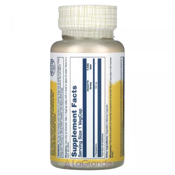 Solaray L-Phenylalanine 500 mg ����������� ������� 