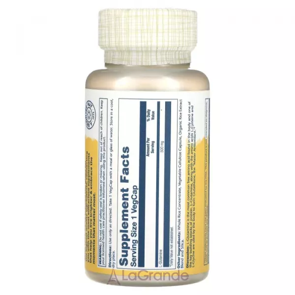 Solaray L-Glutamine 500 mg ����������� ������� 