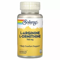 Solaray L-Arginine L-Ornithine 750 mg ����������� ������� "L-������� L-�������", 750 ��