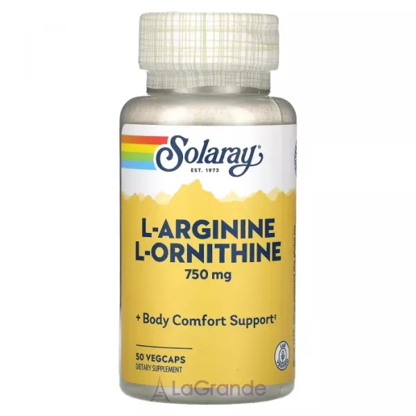 Solaray L-Arginine L-Ornithine 750 mg ĳ������ ������� 