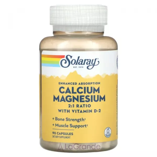 Solaray Enhanced Absorption Calcium Magnesium ����������� ������� 