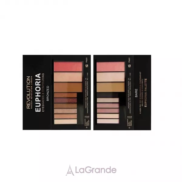 Makeup Revolution Euphoria Palette Bronzed ��������������� ������� ��� �������, ���� � �������� ��� ����������