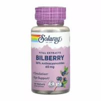 Solaray Vital Extracts Bilberry 60 mg ĳ������ ������� "�������", 60 ��