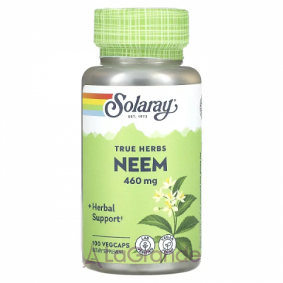Solaray True Herbs Neem 460 mg ����������� ������� 