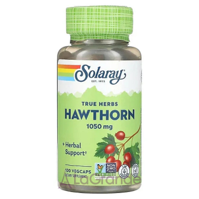 Solaray True Herbs Hawthorn 1050 mg ����������� ������� 