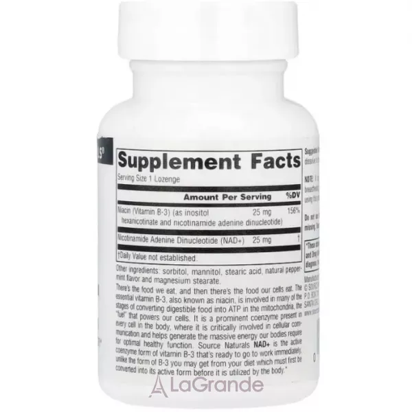 Source Naturals NAD+ Coenzymated B-3 ĳ������ ������� 