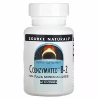 Source Naturals Coenzymated B-2 25 mg Peppermint ĳ������ ������� "������������� ³���� B-2" 25 ��