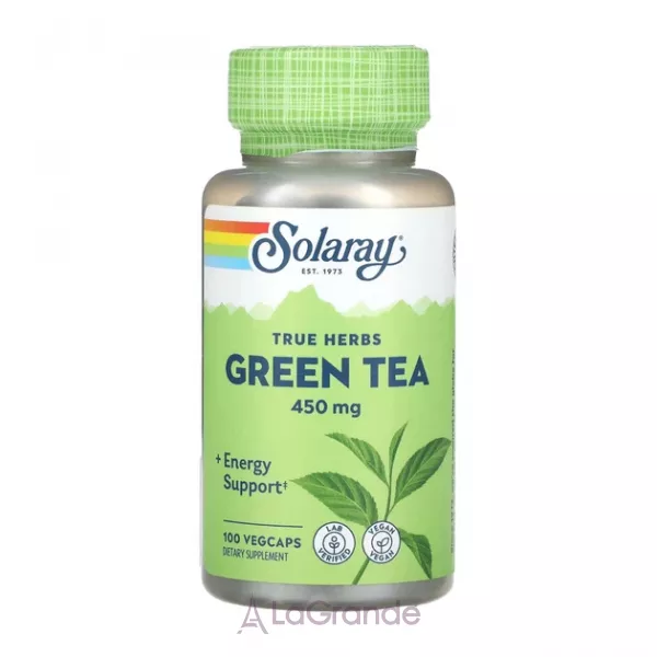 Solaray True Herbs Green Tea 450 mg ����������� ������� 
