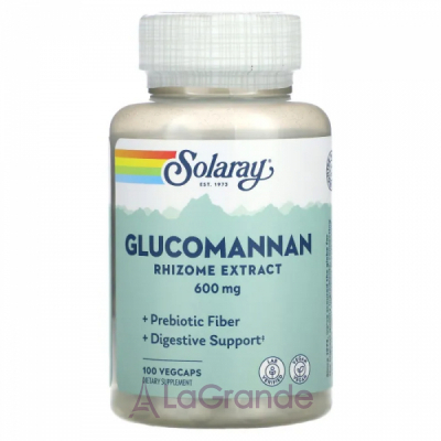Solaray Glucomannan Rhizome Extract 600 mg ����������� ������� 