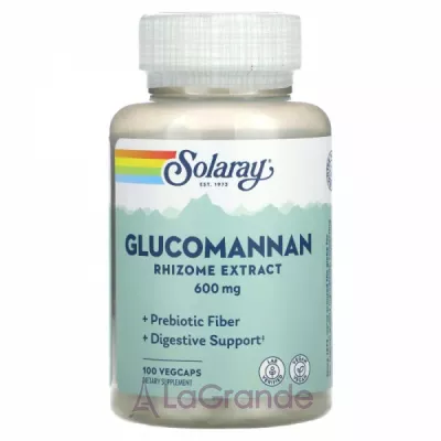 Solaray Glucomannan Rhizome Extract 600 mg ����������� ������� 