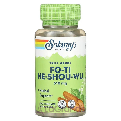 Solaray True Herbs Fo-Ti He-Shou-Wu 610 mg ����������� ������� 