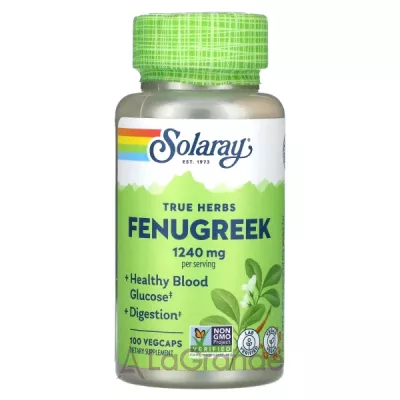 Solaray True Herbs Fenugreek 1240 mg ����������� ������� 