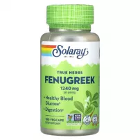 Solaray True Herbs Fenugreek 1240 mg ����������� ������� "��������", 1240 ��