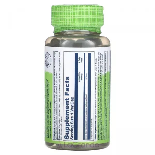 Solaray True Herbs Devil's Claw 525 mg ĳ������ ������� 
