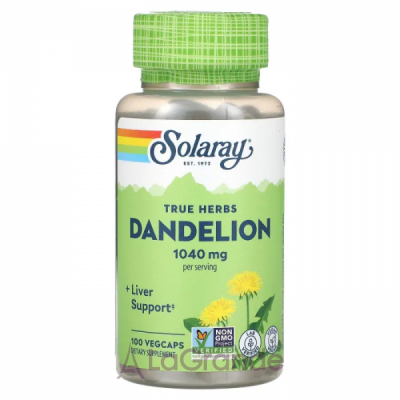 Solaray True Herbs Dandelion 1040 mg ����������� ������� 