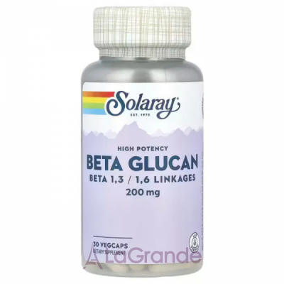 Solaray Beta Glucan 200 mg ����������� ������� 
