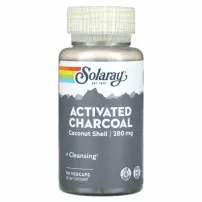 Solaray Activated Charcoal 280 mg ����������� ������� "�������������� �����", 280 ��